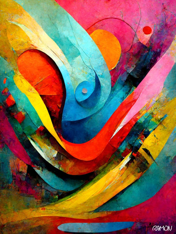 FORMAS ABSTRATAS COLORIDAS - 07