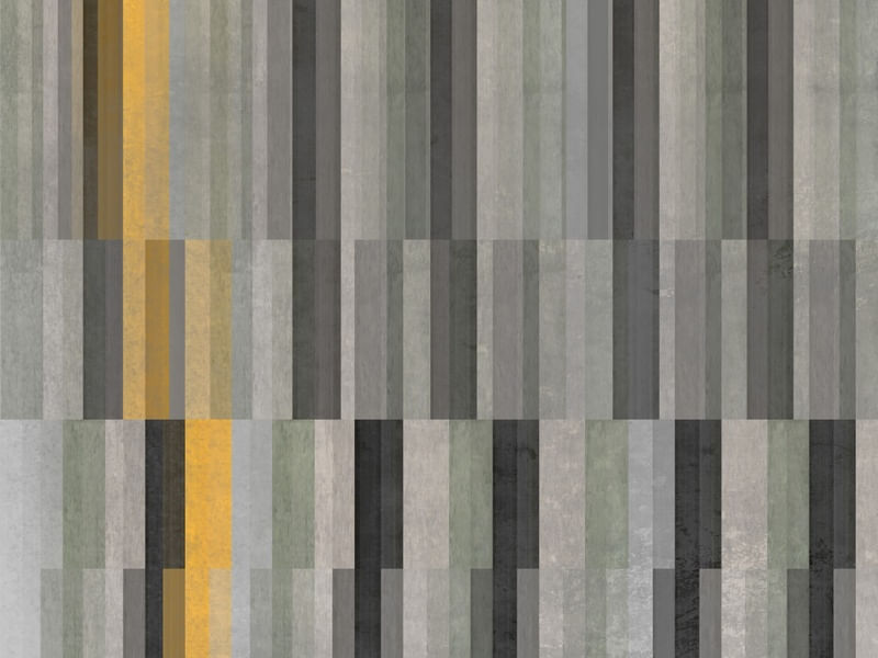 GEOMÉTRICO AMARELO E CINZA TEXTURIZADO