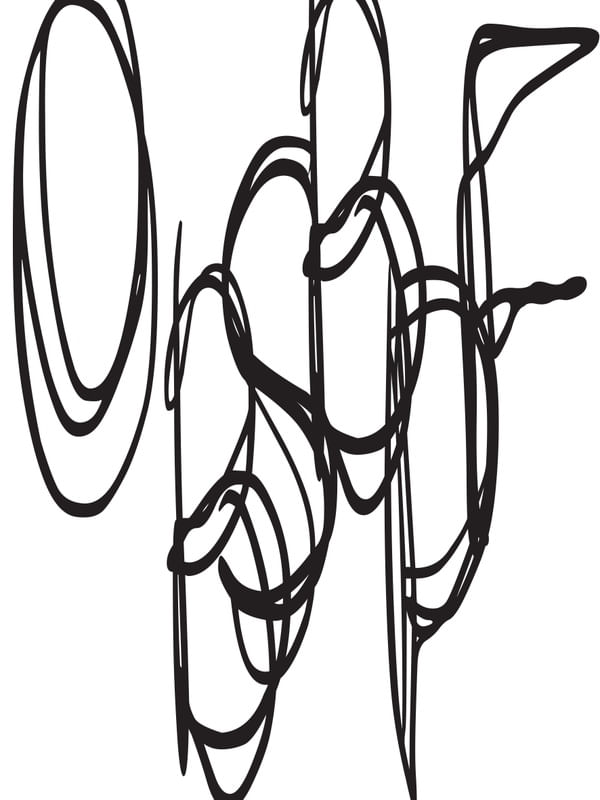 ABSTRATO PRETO E BRANCO POSITIVO
