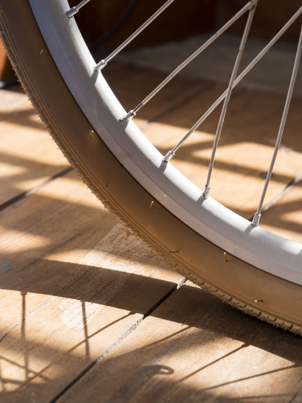 BICICLETA VINTAGE - RODA ARO BRANCO