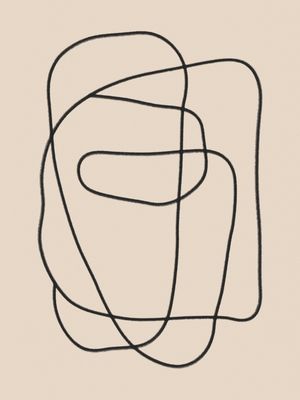 LINHA MINIMALISTA | RABISCO MÃO LIVRE | LÁPIS | CURVAS 3