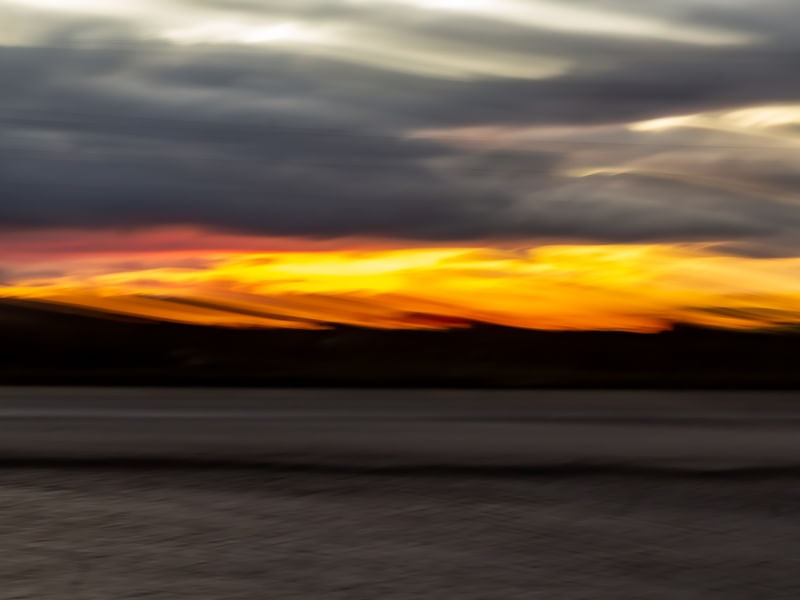 PÔR DO SOL - FOGO