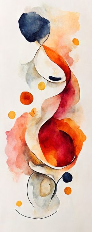 ABSTRATOS DE AQUARELA - 04