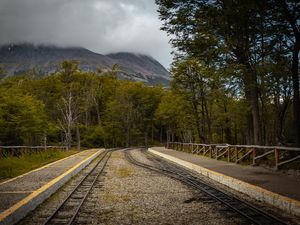 TRILHO DO TREM NA TIERRA DEL FUEGO