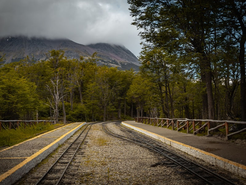 TRILHO DO TREM NA TIERRA DEL FUEGO