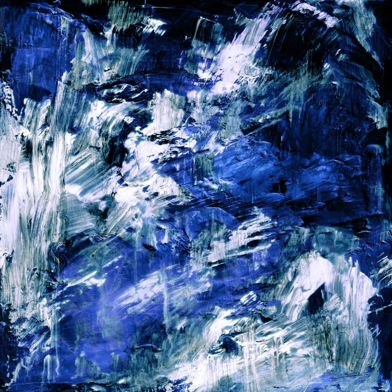 JUNGLE NIGHTS 6 QUADRADO - ATMOSFERICO SELVA ABSTRATO COLORIDO PINTURA