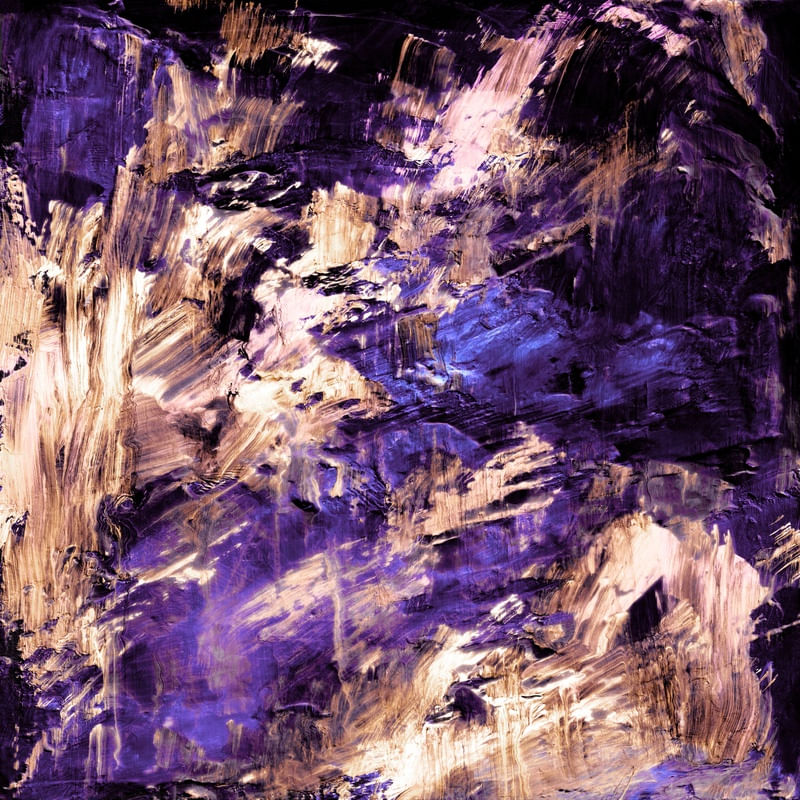 JUNGLE NIGHTS 7 QUADRADO - ATMOSFERICO SELVA ABSTRATO COLORIDO PINTURA