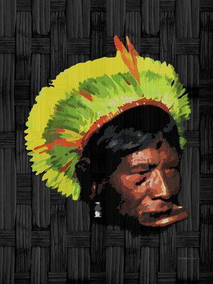 INDIO SOBRE PALHA