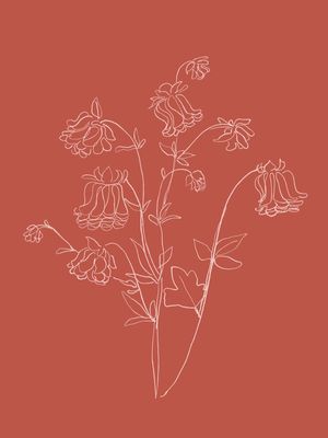 FLOWER LINE ART 2