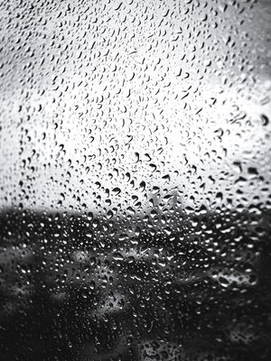 RAINDROPS ON THE WINDOW