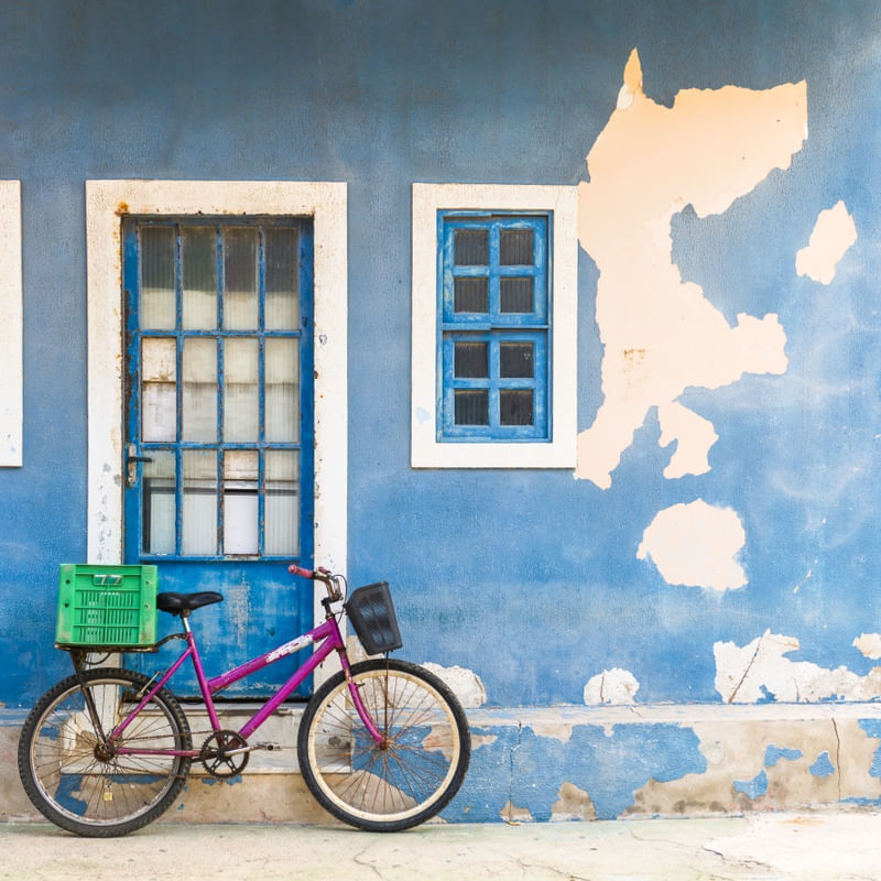 BIKE LILÁS NA CASA AZUL III