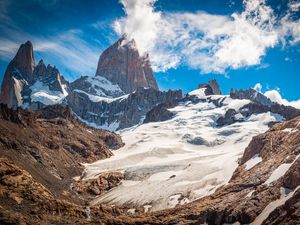 O LINDO GLACIAR E O FITZROY