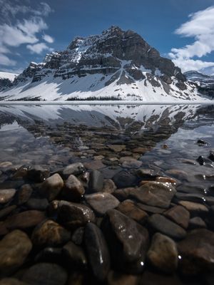 BOW LAKE MONTANHAS ROCHOSAS CANADÁ