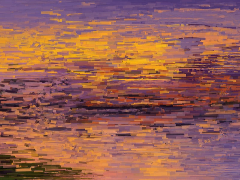 PÔR-DO-SOL EM TIRAS