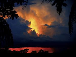 PÔR DO SOL - PARQUE ESTADUAL DA SERRA DO ROLA MOÇA - MG - BRASIL