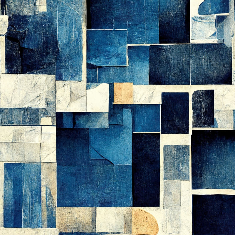 NAVY BLUE COLLAGE C