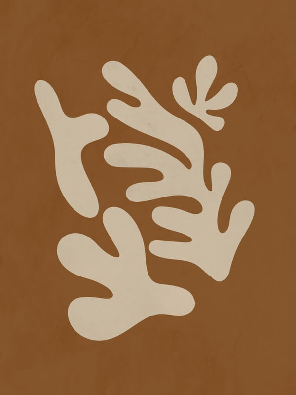 ABSTRATO ORGANICO TERRACOTA 1
