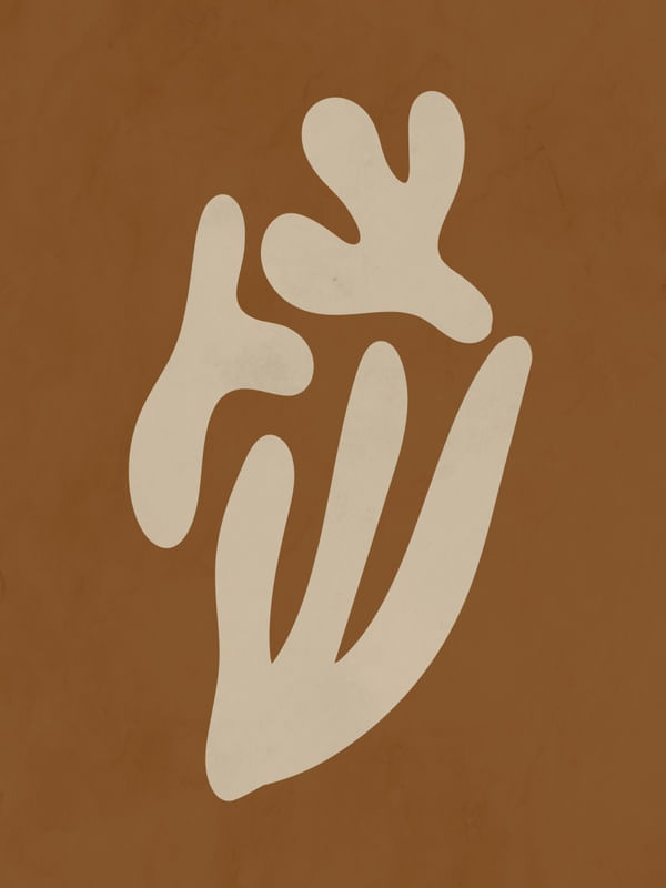 ABSTRATO ORGANICO TERRACOTA 2