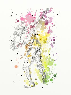 WATERCOLOR LINES 003