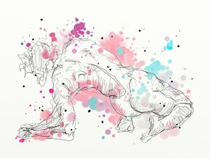 WATERCOLOR LINES 004