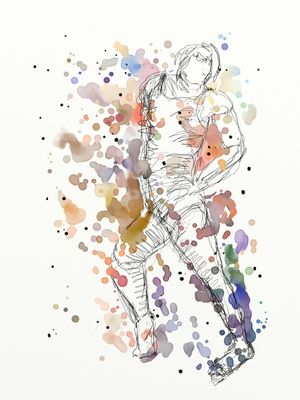 WATERCOLOR LINES 005