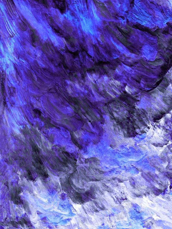 DARK TIDE 2 - TOLET ROXO AZUL OCEANO ONDAS MARE ABSTRATO PINTURA
