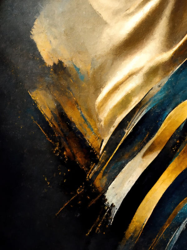 ABSTRATOS DOURADOS - 11 - DIPTICO 01