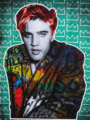 ELVIS GRAFITTI REI