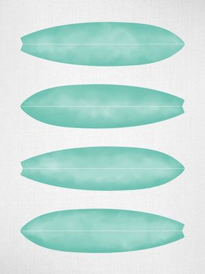 SURFBOARDS IN TURQUOISE