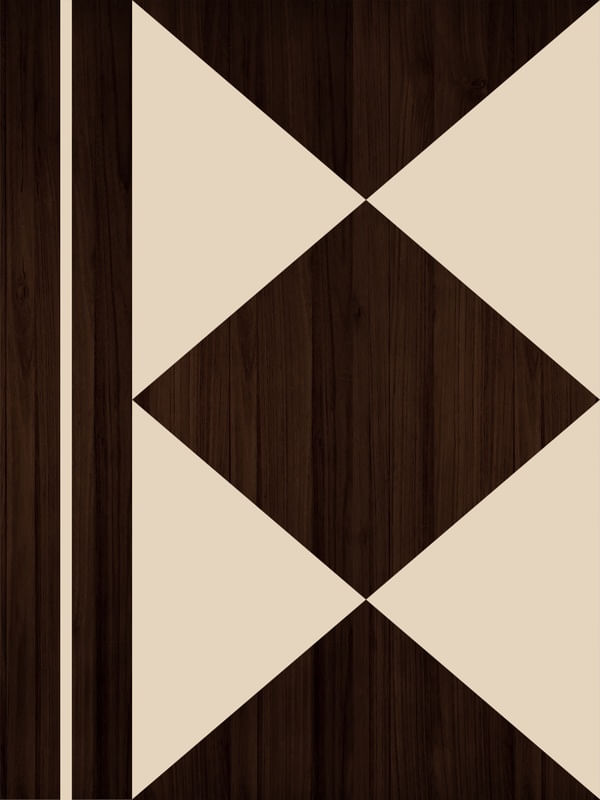 ARTE COLORIDA COM DETALHES EM MADEIRA MARROM BEGE - ABSTRATO GEOMETRICO WOOD - 20B