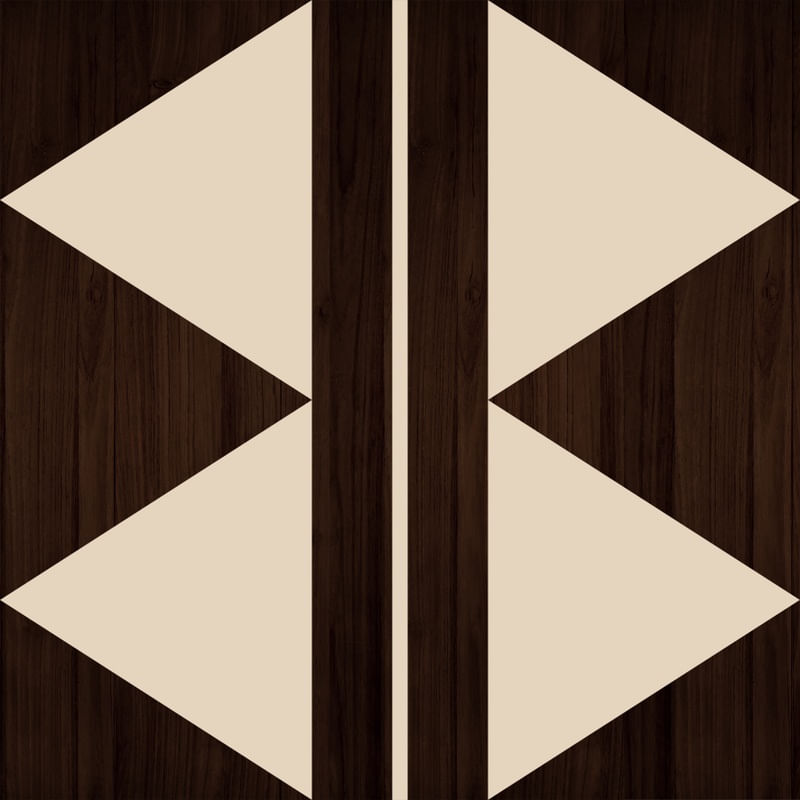 ARTE COLORIDA COM DETALHE EM MADEIRA MARROM - ABSTRATO GEOMETRICO WOOD - 20C - Q