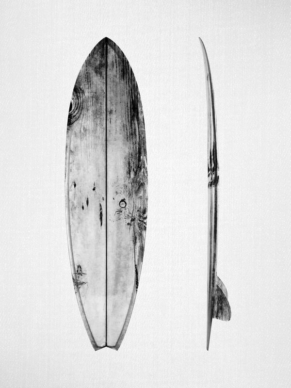 WOODEN SURFBOARD
