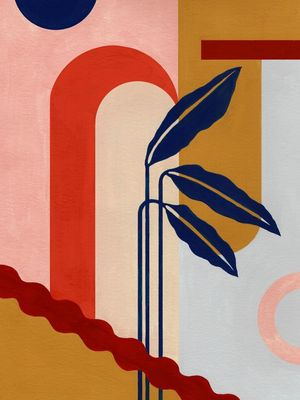 BANANA LEAVES ABSTRACT