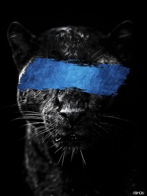 BLUE BLACK PANTHER
