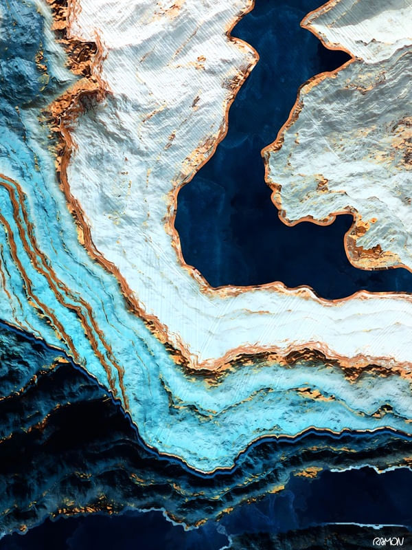 FORMAS ABSTRATAS - MARINE MOUNTAINS