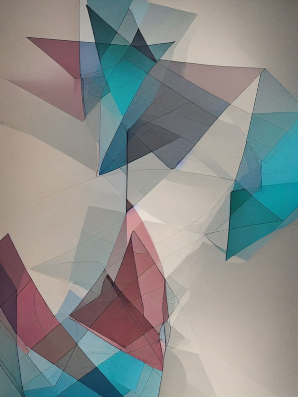 RED AND BLUE PRISM