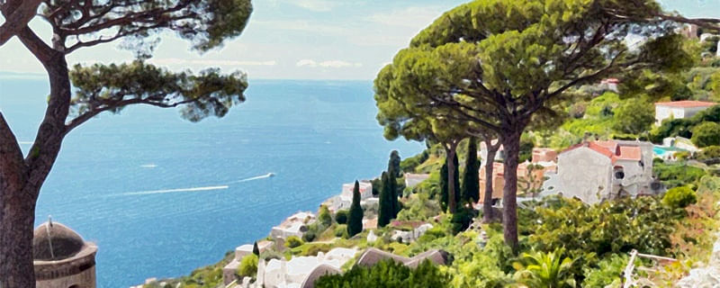 PANORAMA DE RAVELLO - ITÁLIA