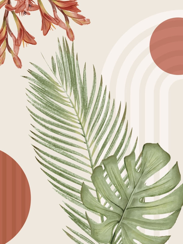 ARTE BOHO FLORAL TROPICAL