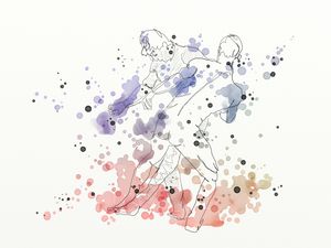 WATERCOLOR LINES 012