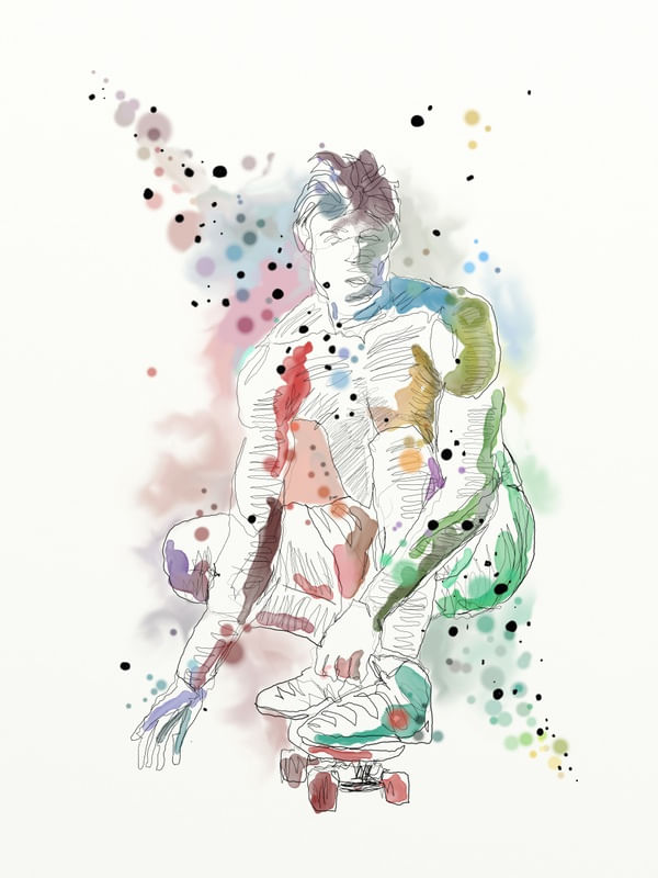 WATERCOLOR LINES 017