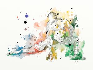 WATERCOLOR LINES 020