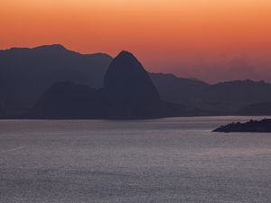 O LINDO PÔR DO SOL NO PÃO DE AÇÚCAR