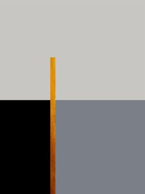 ARTE CONTEMPORANEA PRETO DOURADO - ABSTRATO GEOMÉTRICO GOLD - 19A