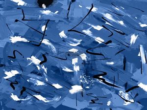 AZUL EM TINTA