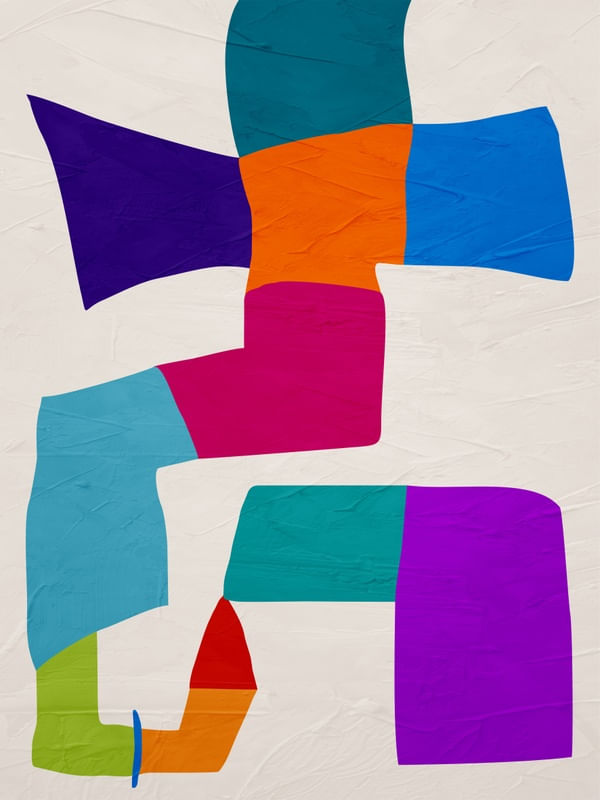 ARTE COLORIDA - ABSTRATO COLORFUL - AP RIUS - 32A