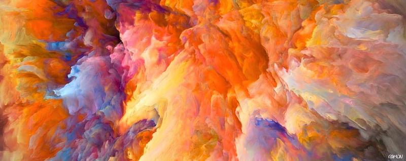 FORMAS ABSTRATAS - COLORFUL CLOUD