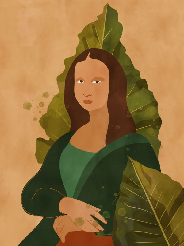 JUNGLE PORTRAIT MONA LISA BY TAS