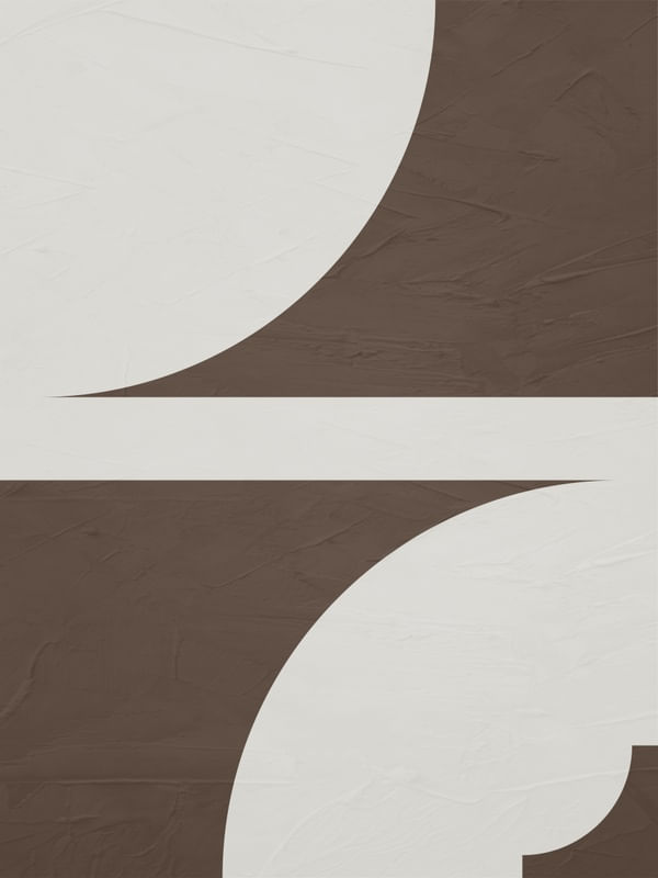 ARTE COLORIDA CONTEMPORANEA MARROM BEGE - ABSTRATO GEOMETRICO - 698B