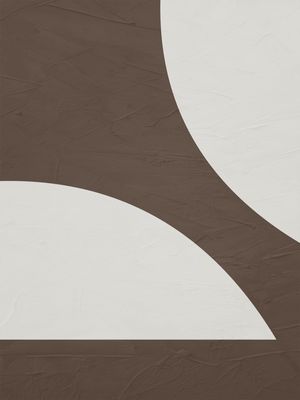 ARTE COLORIDA CONTEMPORANEA MARROM BEGE - ABSTRATO GEOMETRICO - 698C