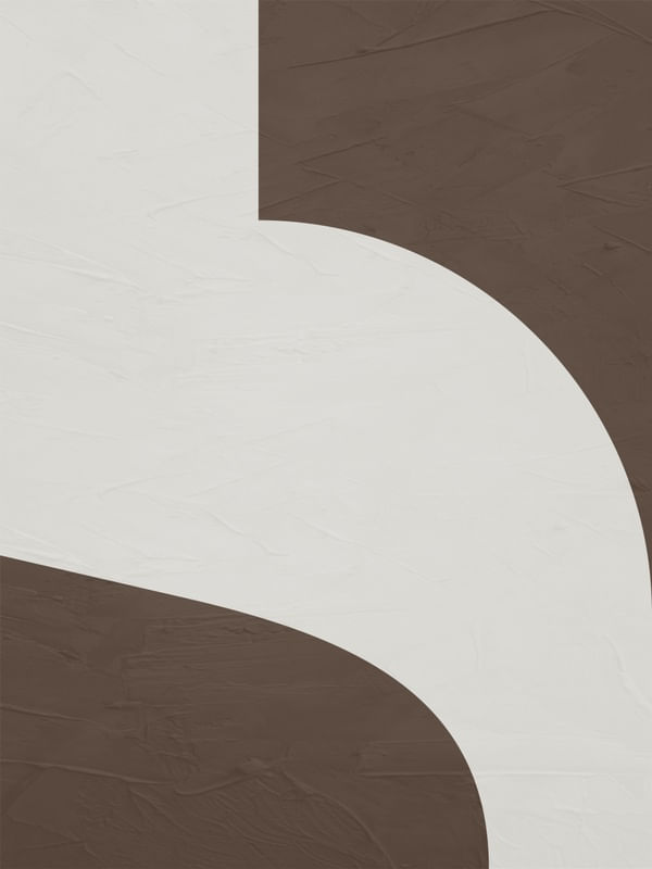 ARTE COLORIDA CONTEMPORANEA MARROM BEGE - ABSTRATO GEOMETRICO - 698D